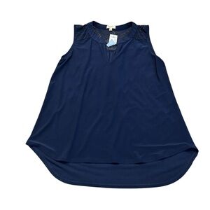 3/$15 LILY WHITE dressy blue tank nwt